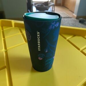 Starbucks 12oz Coffee Tumbler in Peacock Floral